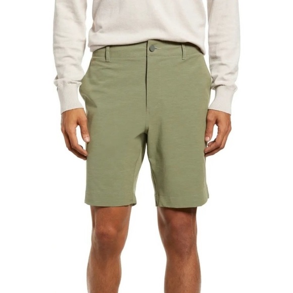 Faherty All Day Shorts Olive Green 30 Waist 9” Inseam NWT - Picture 1 of 12